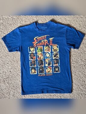 Street Fighter II Capcom Medium Graphic T-shirt